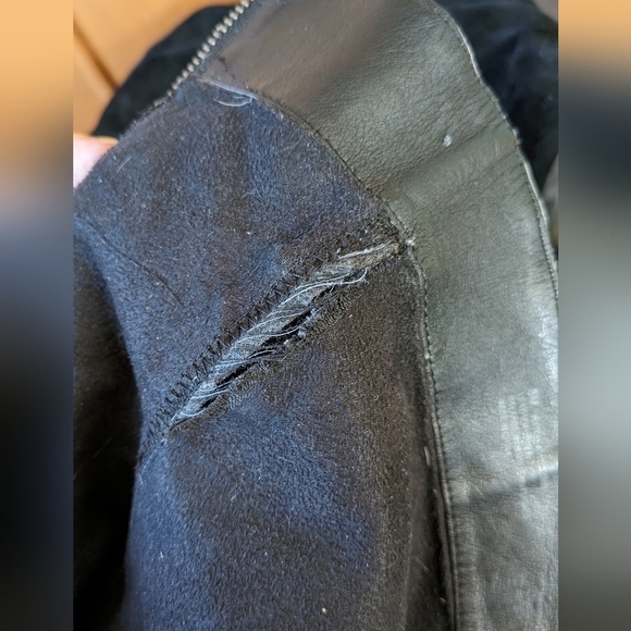 FRANCO SARTO Black Leather Suede Knee-high Wedge Boots, Zip-Up, Size 8 - Picture 8 of 8